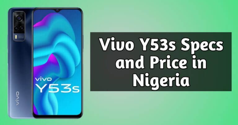 Vivo Y53s Specs and Price in Nigeria