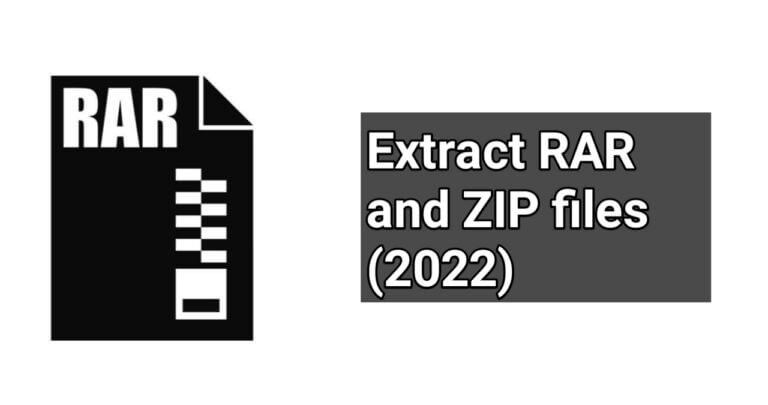 Extract RAR and ZIP files