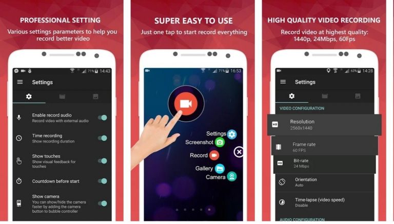 AZ recorder-Best Screen Recorders for Android