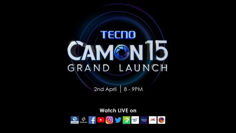 Watch it Live as TECNO Unveils Wizkid and Camon 15 Series on 2nd of April