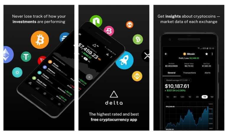 Delta-Bitcoin & Cryptocurrency Portfolio Tracker