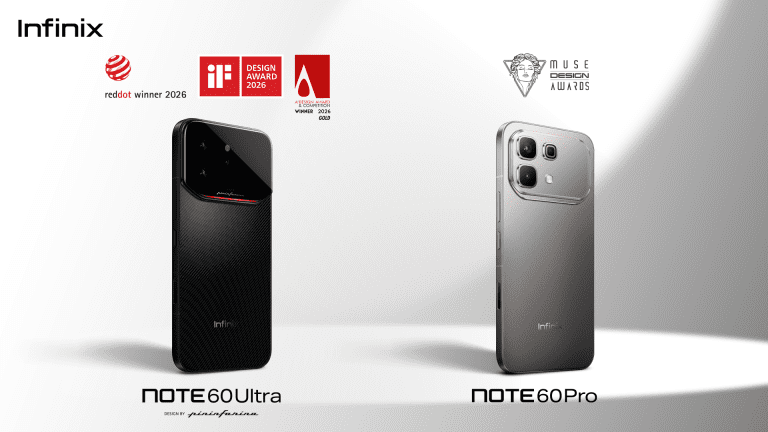 Infinix NOTE 60 SERIES Garners Red Dot and iF Awards, Redefining Premium Smartphone Design
