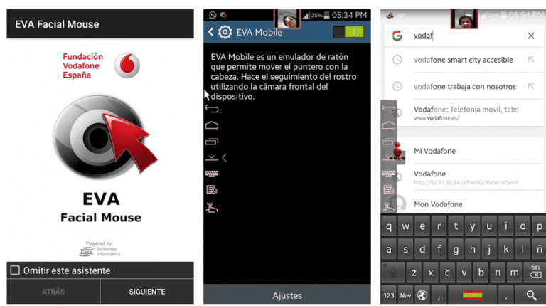 Eva Facial Mouse: An App to control your phone using Face