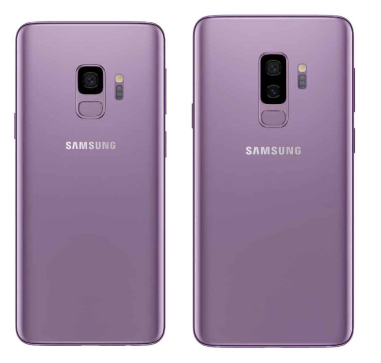 Samsung Galaxy S9 and S9 Plus design