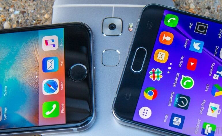 In-display, Side or Rear fingerprint scanner