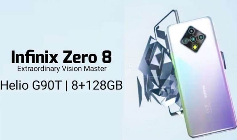 Infinix Zero 8 Leaks with Helio G90 SoC, 8GB RAM