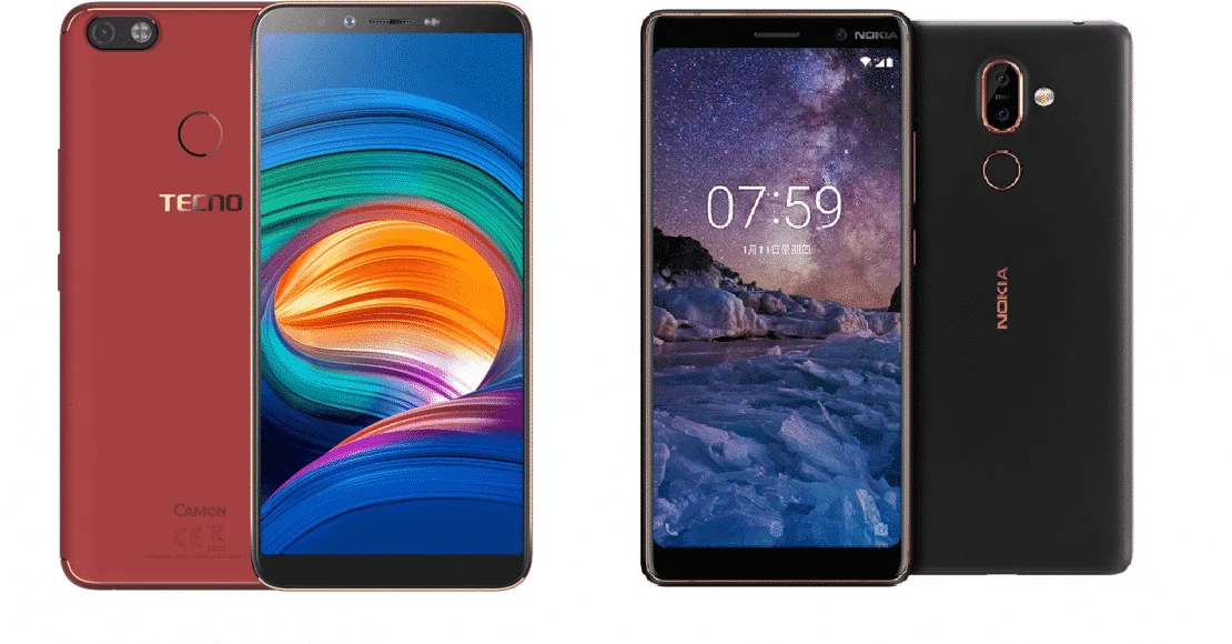 Nokia 7 Plus vs Tecno Camon X Pro