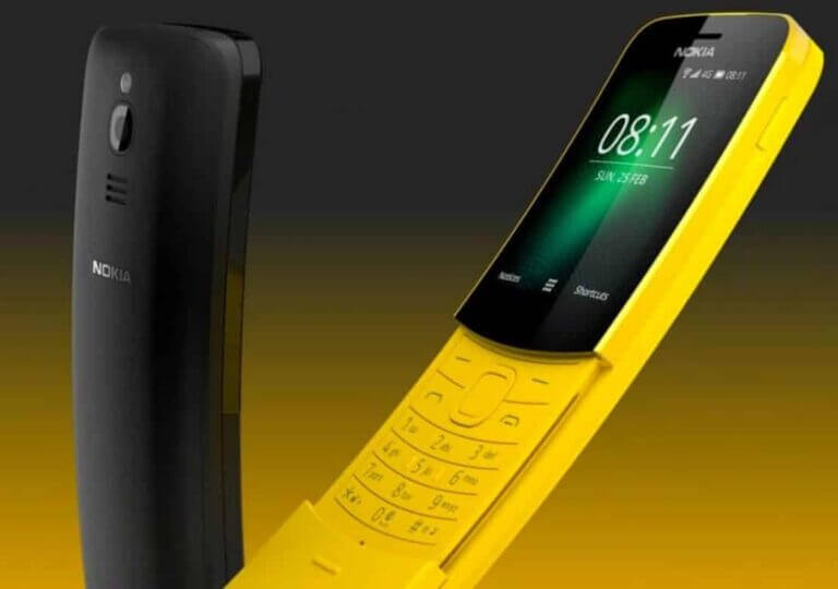 Meet Nokia 8110 4G: A Banana-Shaped Feature Phone with 4G LTE