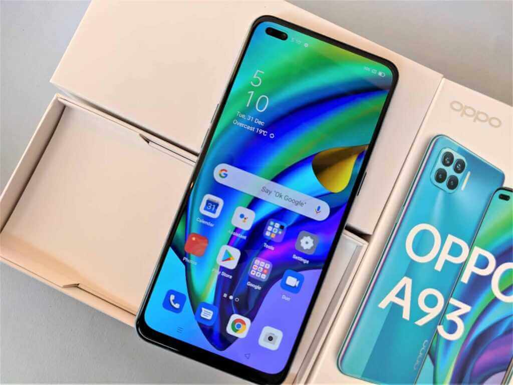 OPPO A93 display
