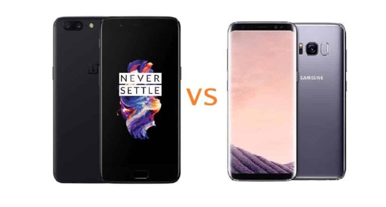 OnePlus 5T vs Samsung Galaxy S8