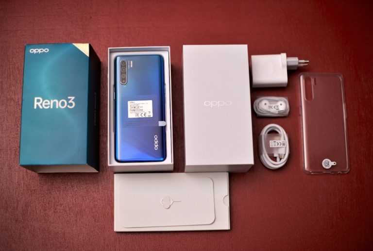 Oppo Reno 3 Full unboxing picture
