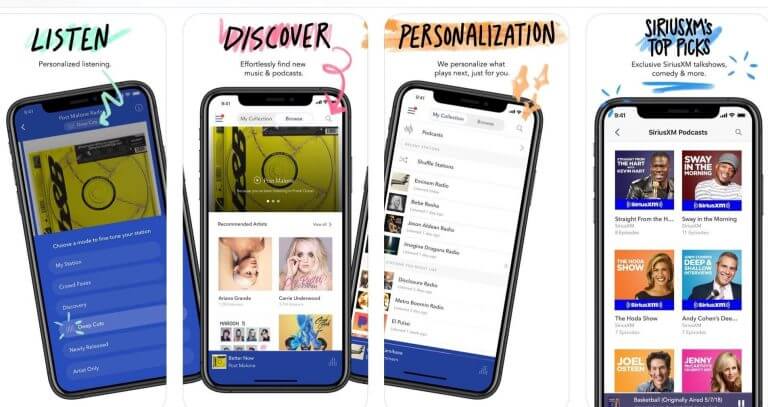 Pandora Radio-Best Free Offline Music Apps for iPhone