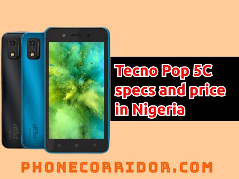 Tecno Pop 5C specs and price in Nigeria