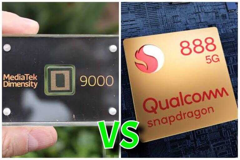 MediaTek Dimensity 9000 Vs Snapdragon 888+