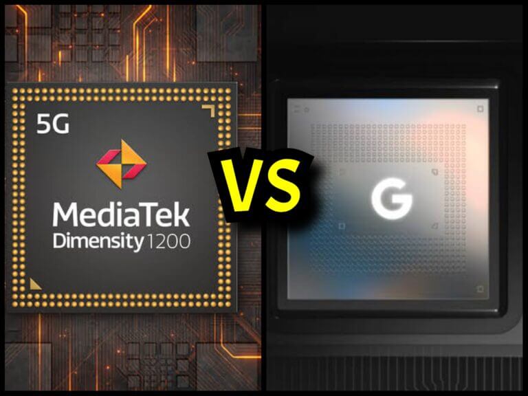 MediaTek Dimensity 9000 vs Google Tensor