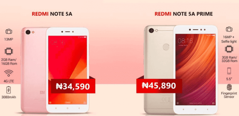 redmi note 5a