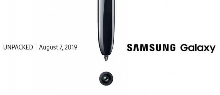 Samsung Galaxy Note10 to Be Officially Unveiled August 7