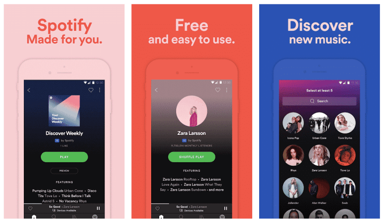 Spotify music