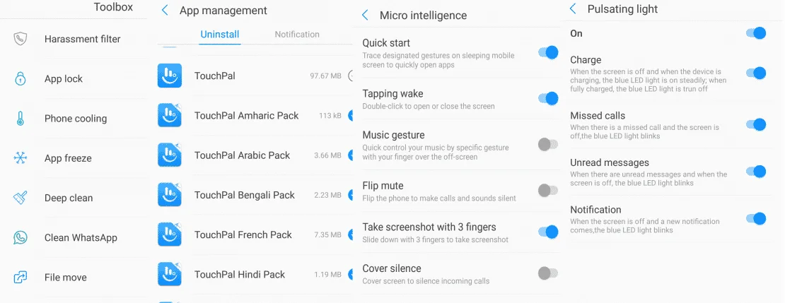 Tecno Camon X Pro features Tecno Camon X Pro features