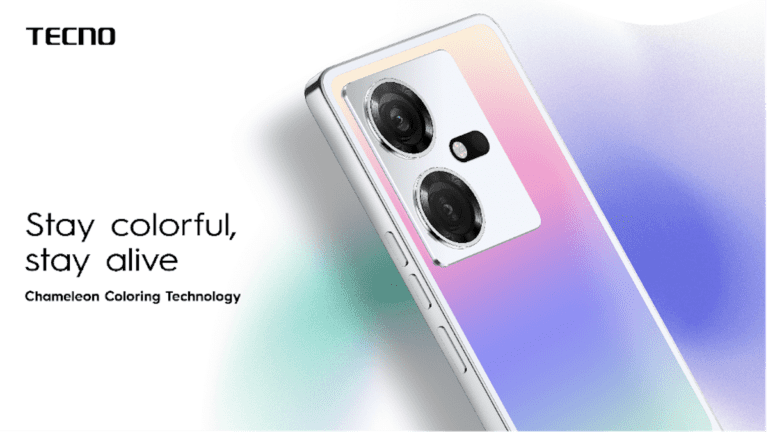 TECNO Reveals Groundbreaking Chameleon Coloring Technology at MWC 2023
