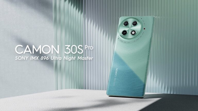 Tecno Camon 30S Launches with Helio G100 Chip, 6.78″ Curved Display, and 50MP Sony IMX896 Camera
