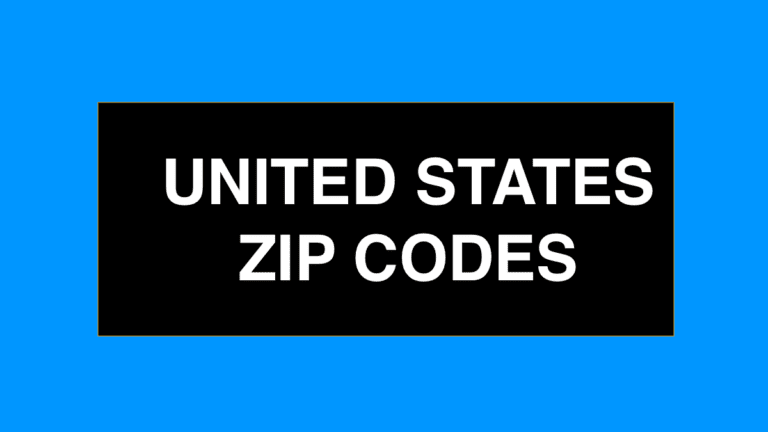 United States Zip Codes