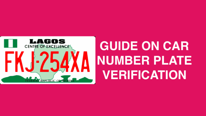 Verify car Number plate