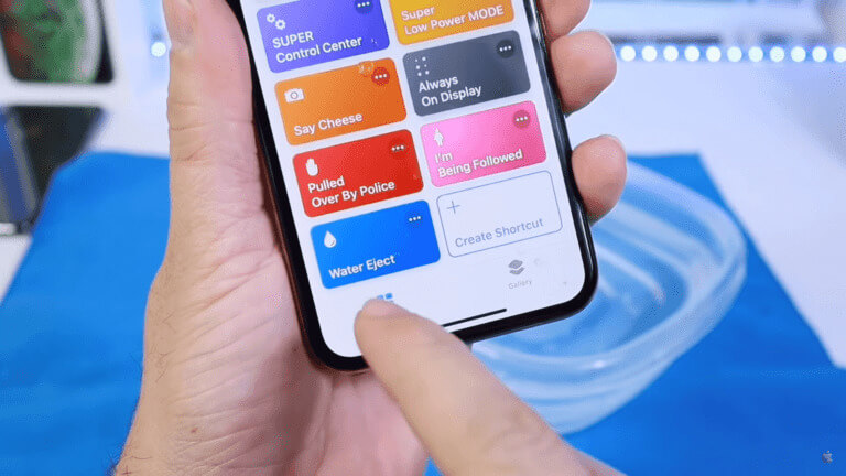 Water shortcuts iphone