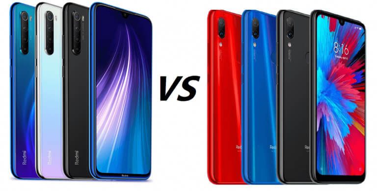 Xiaomi Redmi Note 8 Vs Redmi Note 7