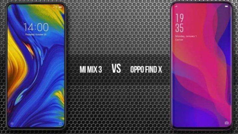 Xiaomi Mi Mix 3 Vs Oppo Find X