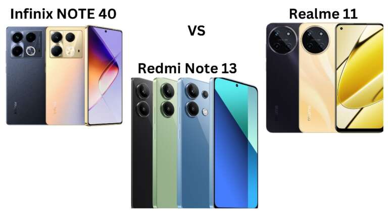 comparison of infinix note