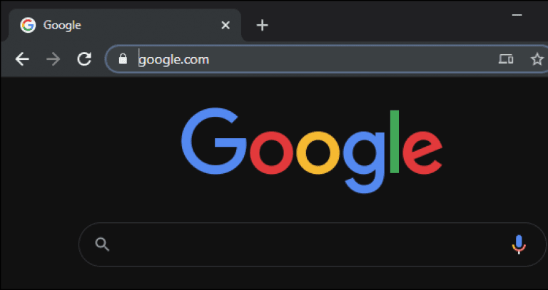 dark mode on search