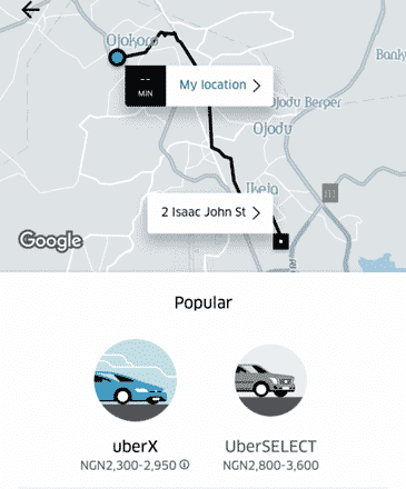uber nigeria