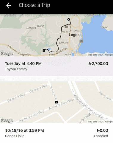 uber nigeria