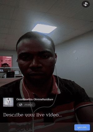 start facebook live video 2