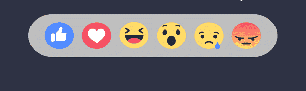 facebook reactions