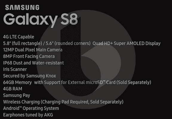 Samsung Galaxy S8 and S8+