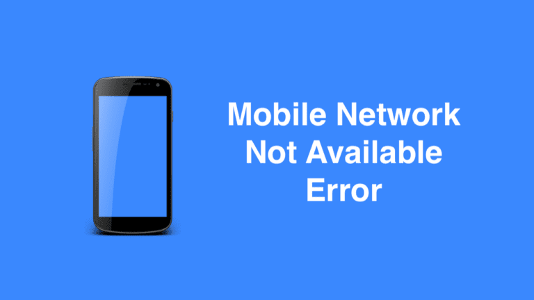 mobile network issue