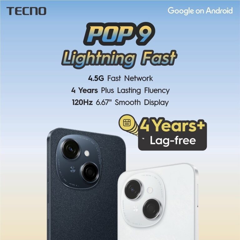 Experience Exceptional Clarity on Photos and Videos with TECNO POP9