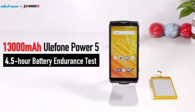 Ulefone Power 5 shows remarkable one-week endurance with multi-use battery test