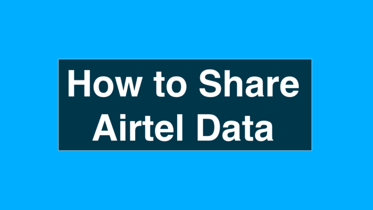 share airtel data